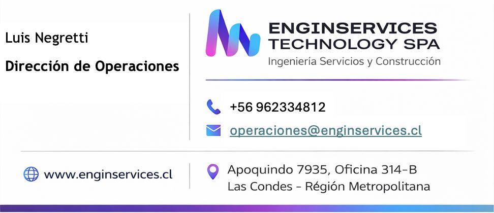 Tarjeta corporativa Enginservices